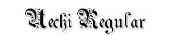 Uechi-Regular font